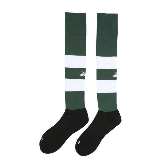 Forest - Back - Canterbury Childrens-Kids Club Hooped Socks