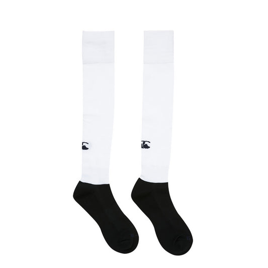White - Front - Canterbury Childrens-Kids Club Socks