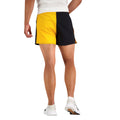 Gold-Black - Back - Canterbury Mens Harlequin Cotton Twill Shorts