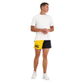 Gold-Black - Side - Canterbury Mens Harlequin Cotton Twill Shorts