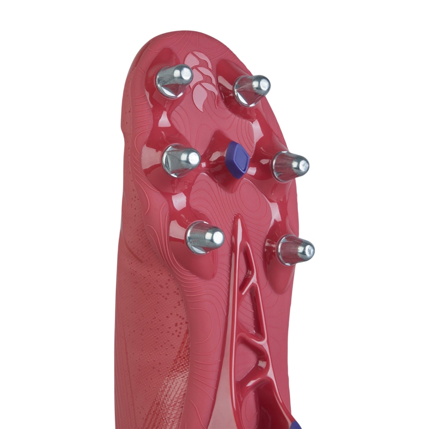 Mars Dust-Orange Crush-Amber Yellow - Close up - Canterbury Unisex Adult Stampede Groundbreak Team Soft Ground Rugby Boots