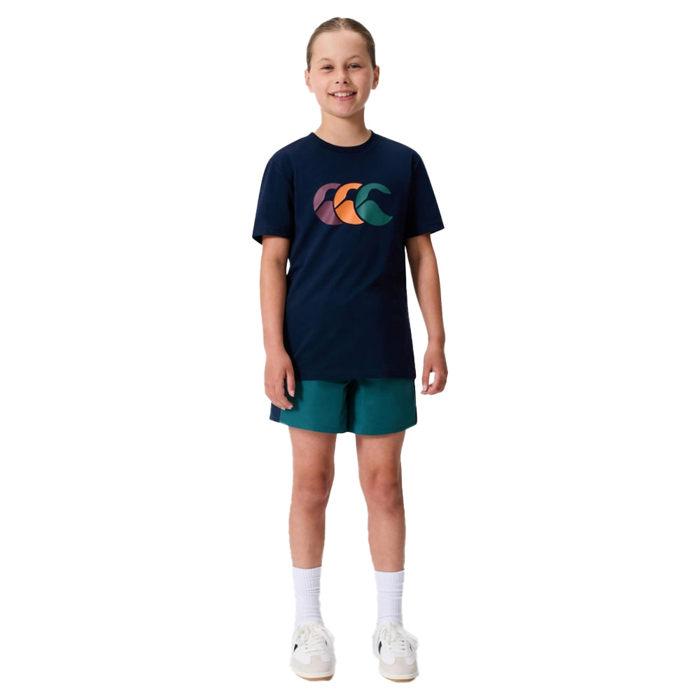 Navy - Pack Shot - Canterbury Childrens-Kids Fundamentals T-Shirt