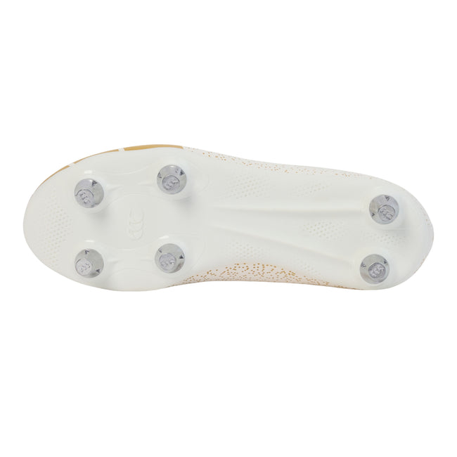 White - Close up - Canterbury Childrens-Kids Football Boots