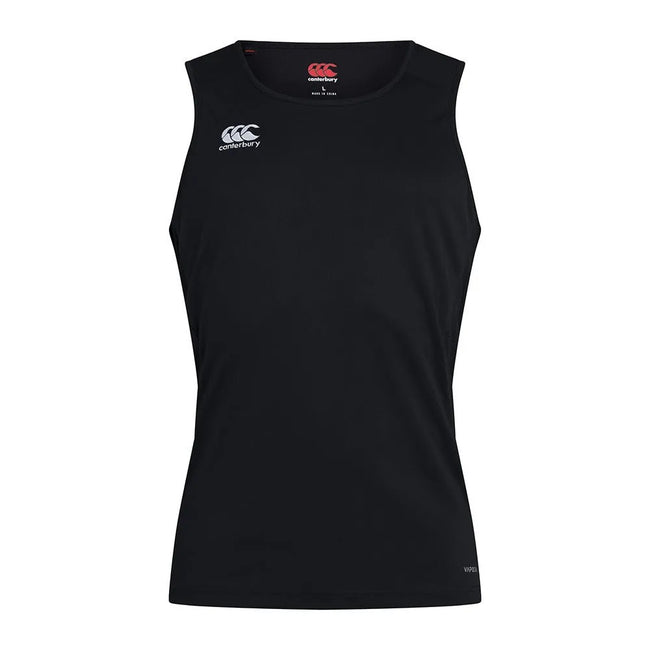 Black - Front - Canterbury Mens Club Dry Tank Top