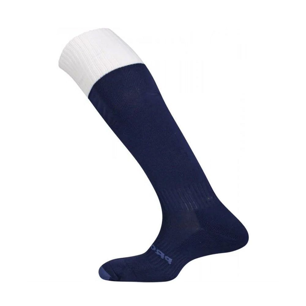 Navy-White - Back - Mitre Unisex Adult Mercury Contrast Socks