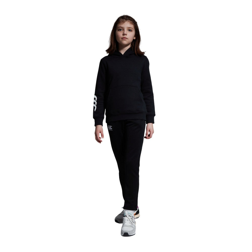 Black - Close up - Canterbury Childrens-Kids Club Hoodie