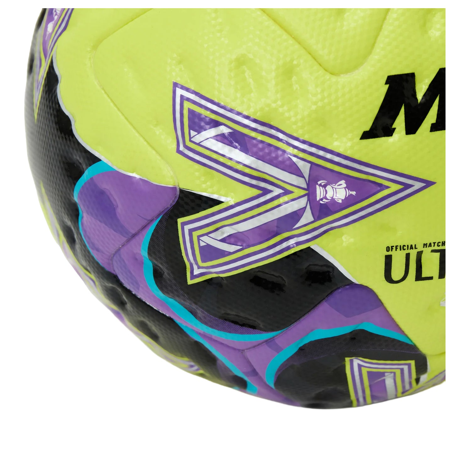 Purple-Black-Vibrant Lime - Side - Mitre WFA Cup 25-26 Training Football
