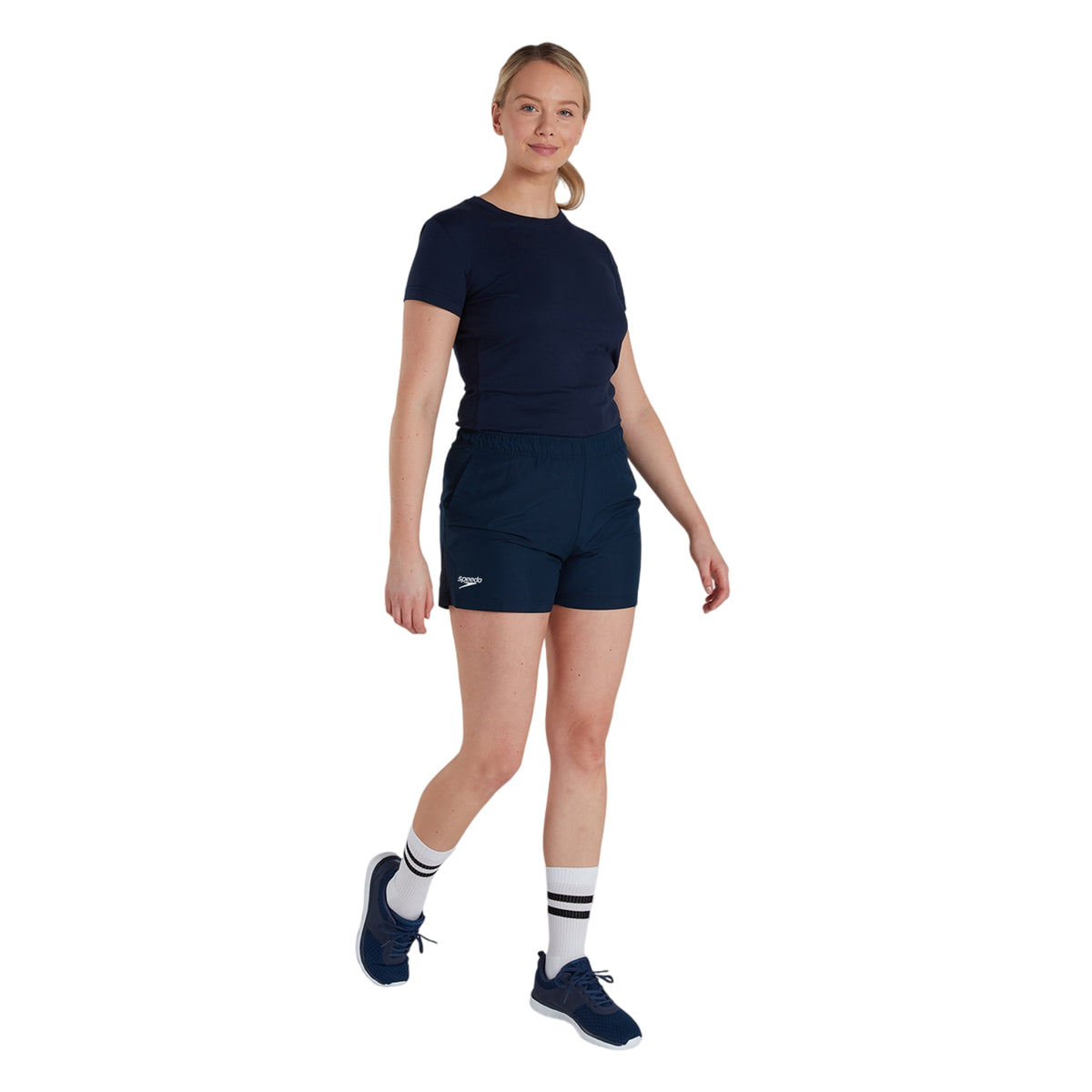 Navy - Lifestyle - Speedo Womens-Ladies Club Shorts