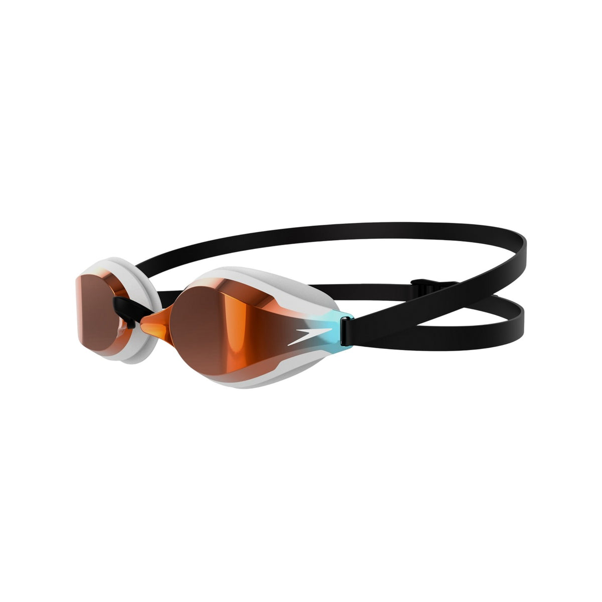 White - Side - Speedo Fastskin Speedsocket 2 Mirror Swimming Goggles