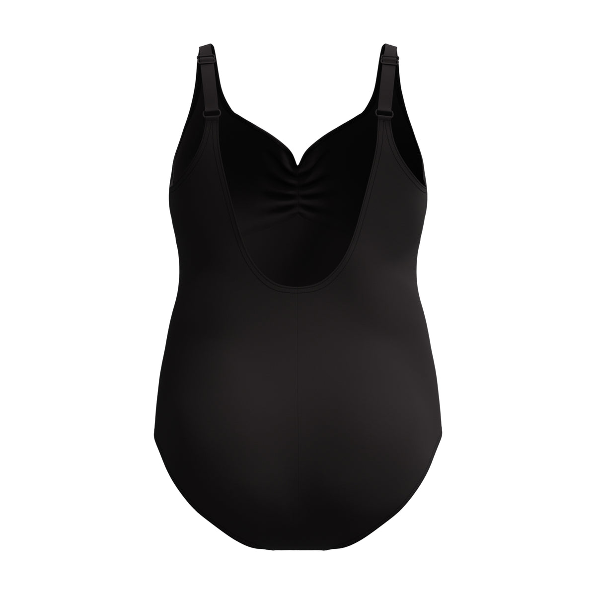 Black - Back - Speedo Womens-Ladies Shaping AquaNite Plus One Piece Swimsuit