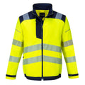 Yellow-Navy - Front - Portwest Mens PW3 Hi-Vis Work Jacket