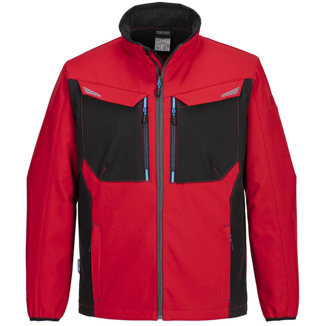Deep Red - Front - Portwest Mens WX3 Softshell Jacket