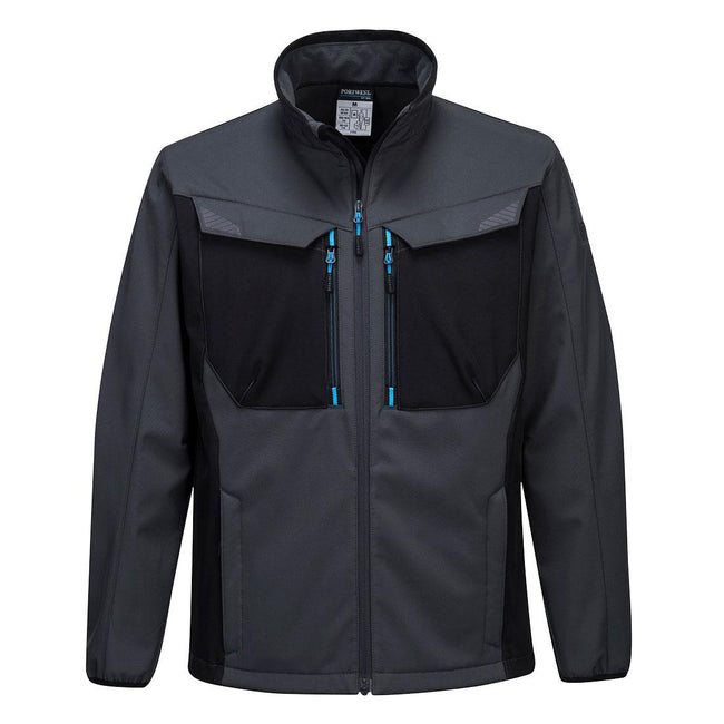 Metal Grey - Front - Portwest Mens WX3 Softshell Jacket