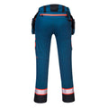 Metro Blue - Back - Portwest Mens DX4 Detachable Holster Pocket Trousers