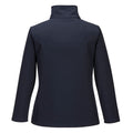 Navy - Back - Portwest Womens-Ladies Soft Shell Jacket