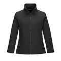 Black - Front - Portwest Womens-Ladies Soft Shell Jacket