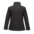 Black - Back - Portwest Womens-Ladies Soft Shell Jacket