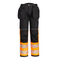 Orange-Black - Front - Portwest Mens PW3 Hi-Vis Holster Pocket Trousers