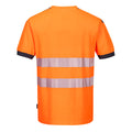 Orange-Grey - Back - Portwest Mens Hi-Vis Safety T-Shirt