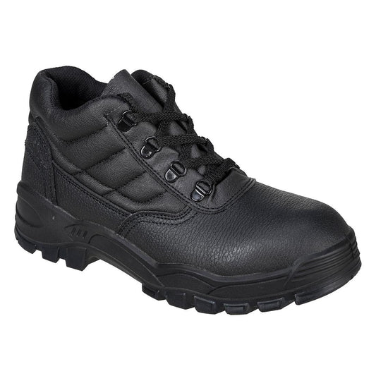 Black - Front - Portwest Unisex Adult FW20 Leather Work Boots