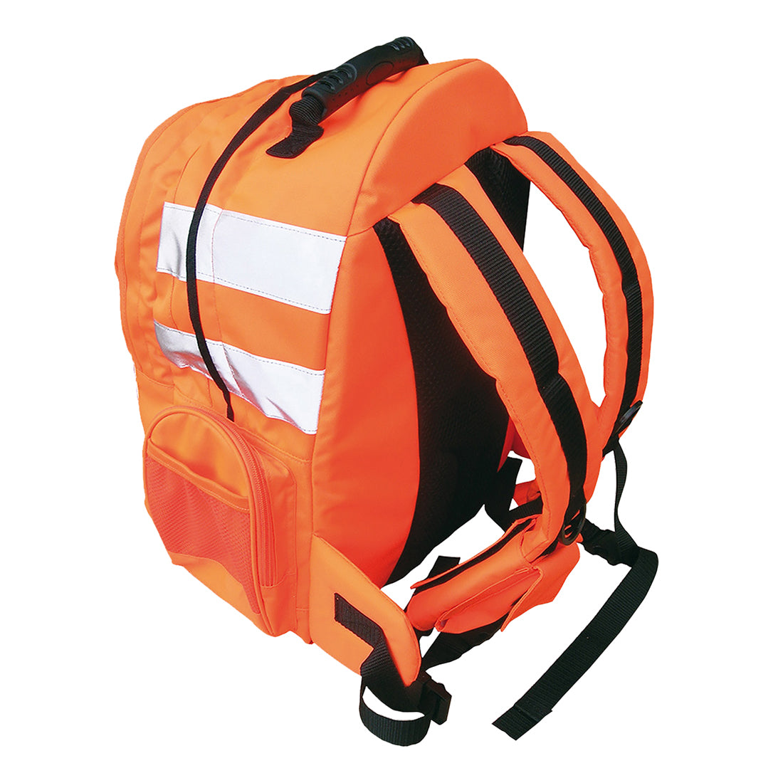 Orange - Back - Portwest Hi-Vis Backpack