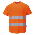 Orange - Front - Portwest Mens Mesh Insert T-Shirt