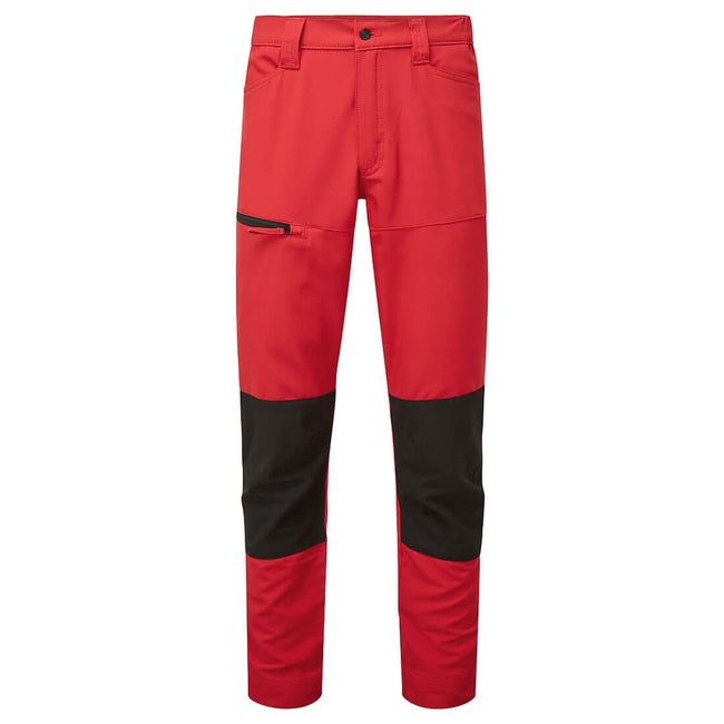 Deep Red - Front - Portwest Mens WX2 Stretch Work Trousers