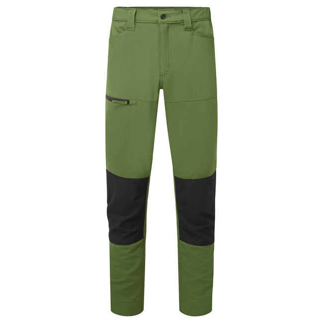 Olive Green - Front - Portwest Mens WX2 Stretch Work Trousers