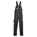 Black - Front - Portwest Mens Texo Contrast Bib And Brace Overall