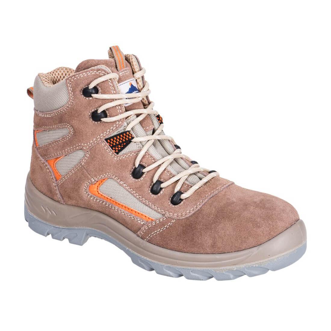 Beige - Front - Portwest Unisex Adult Reno Suede Mid Cut Safety Boots