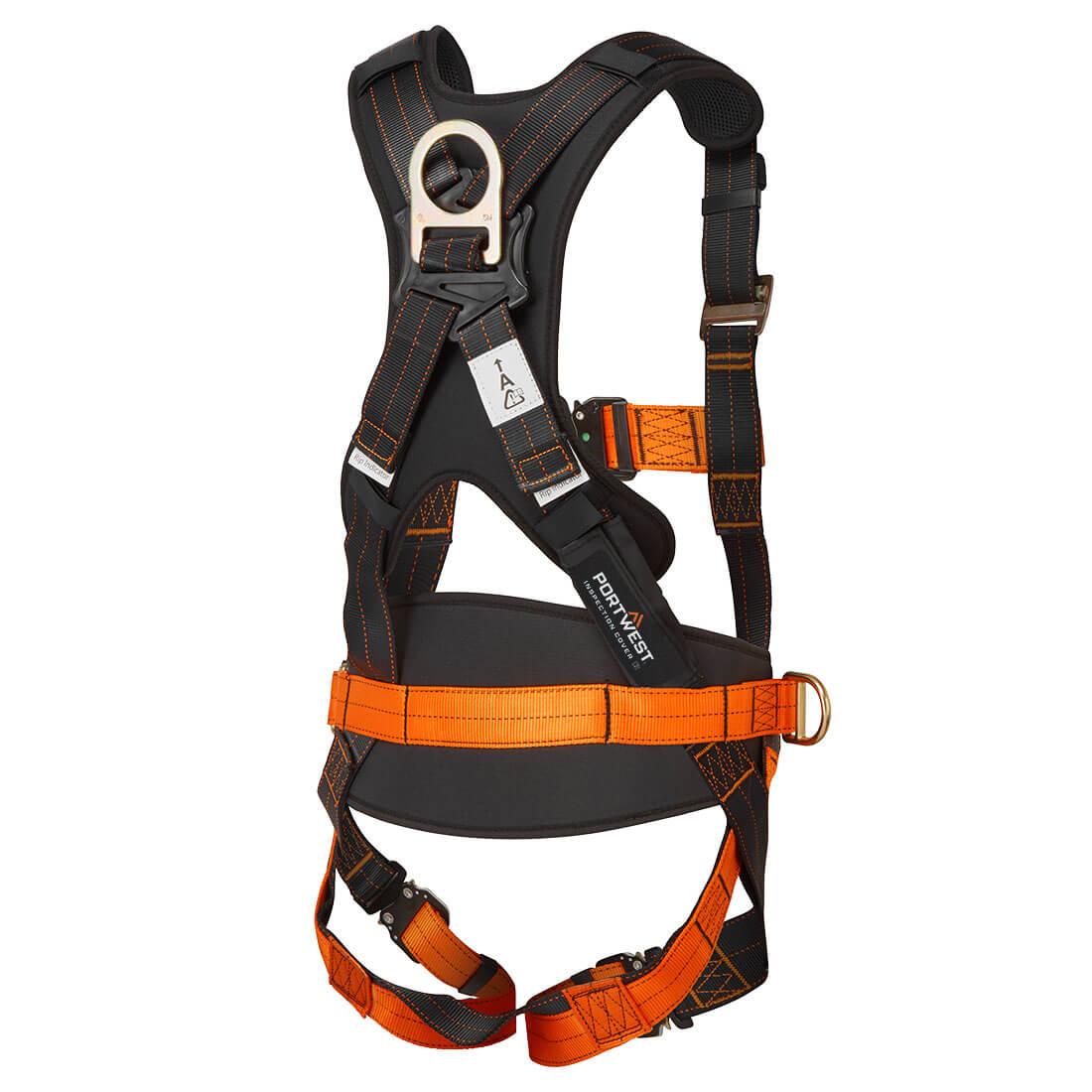 Black-Orange - Back - Portwest Ultra 3 Point Harness
