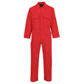 Red - Front - Portwest Unisex Adult Bizweld Fire Resistant Overalls