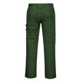 Forest Green - Back - Portwest Mens Super Work Trousers