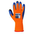 Orange-Blue - Back - Portwest Unisex Adult A185 Duo-Therm Grip Gloves