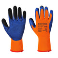 Orange-Blue - Front - Portwest Unisex Adult A185 Duo-Therm Grip Gloves