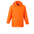 Orange - Front - Portwest Mens Classic Raincoat