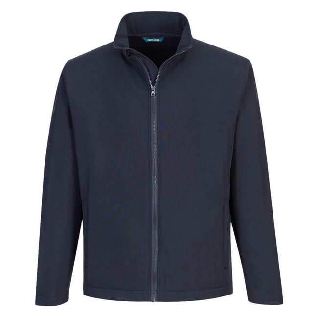 Dark Navy - Front - Portwest Mens Soft Shell Jacket