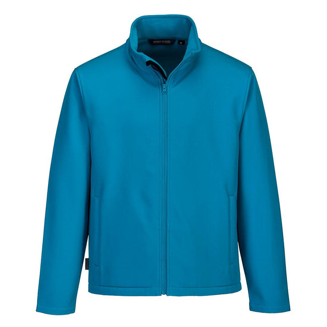 Aqua - Front - Portwest Mens Soft Shell Jacket