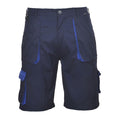Navy - Front - Portwest Mens Texo Contrast Shorts