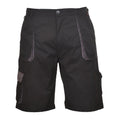 Black - Front - Portwest Mens Texo Contrast Shorts