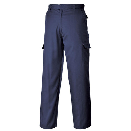 Navy - Front - Portwest Mens Combat Trousers