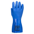 Blue - Back - Portwest Unisex Adult A881 Marine Ultra PVC Chemical Gauntlet