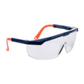 Clear-Orange - Front - Portwest Unisex Adult Classic Safety Glasses