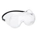 Clear - Front - Portwest Direct Vent Safety Goggles