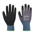 Black-Grey - Front - Portwest Unisex Adult AP65 NPR Pro Nitrile Gloves