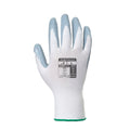 Grey-White - Back - Portwest Unisex Adult A319 Flexo Nitrile Grip Gloves
