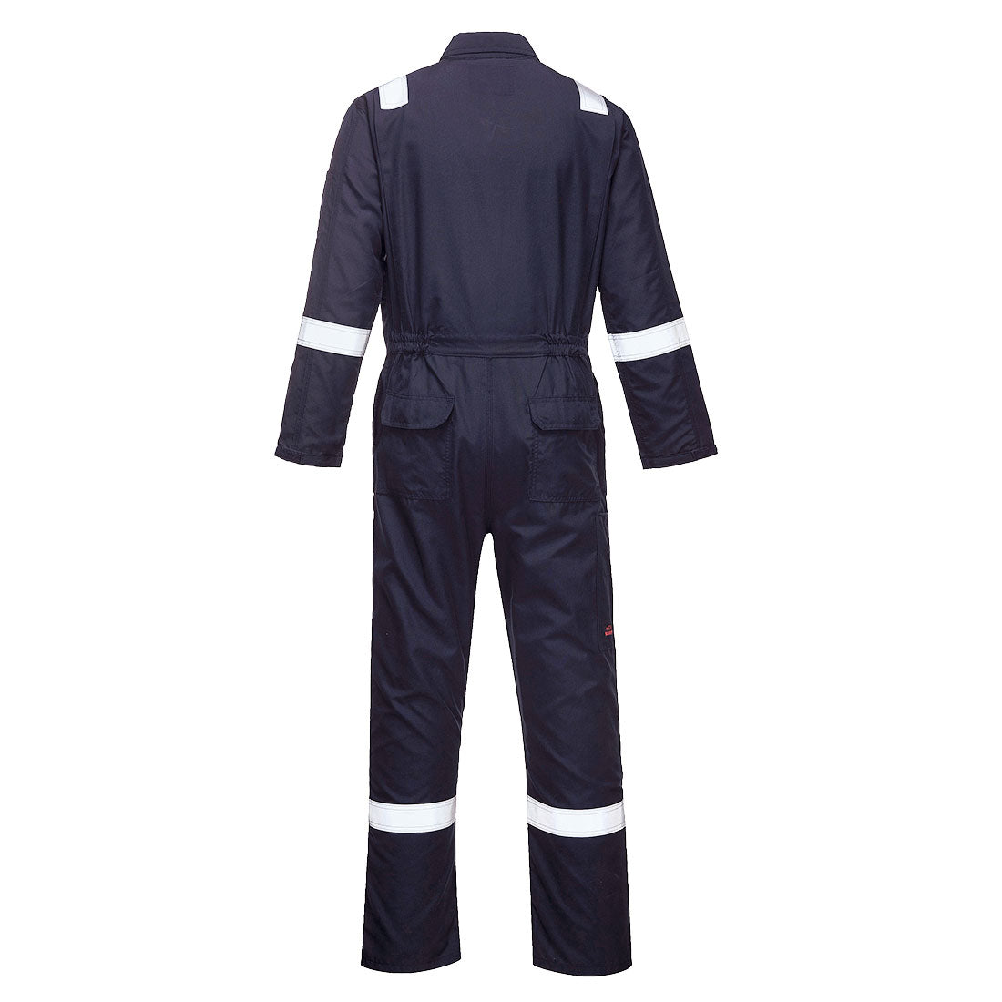 Navy - Back - Portwest Unisex Adult Gold Araflame Overalls