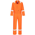 Orange - Front - Portwest Mens Iona Cotton Wear to Work Overalls
