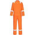 Orange - Back - Portwest Mens Iona Cotton Wear to Work Overalls