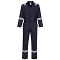 Navy - Front - Portwest Mens Iona Cotton Wear to Work Overalls